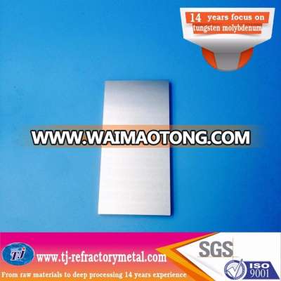 99.95% Polished tungsten plate for industry